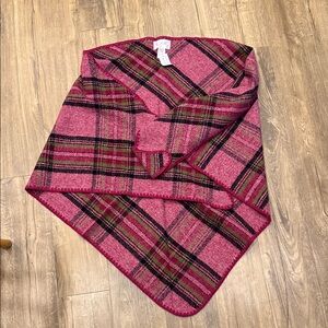 NWT Plaid Pink Women's Shall